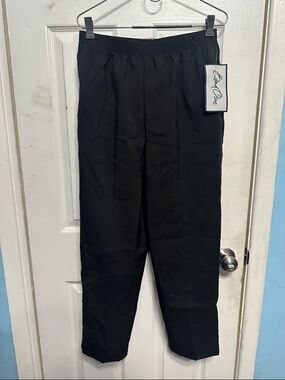 Ben Davis Black Elastic-Waist Chinos